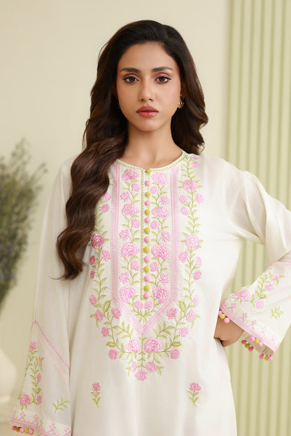 Embroidered Shirt Shalwar - 0810