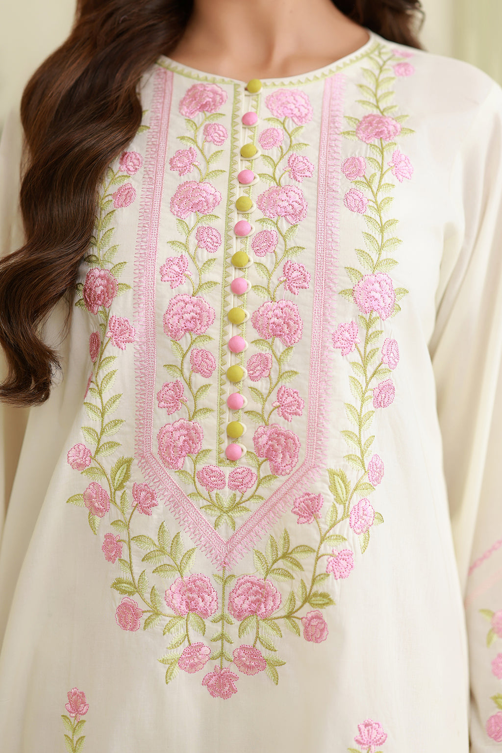 Embroidered Shirt Shalwar - 0810