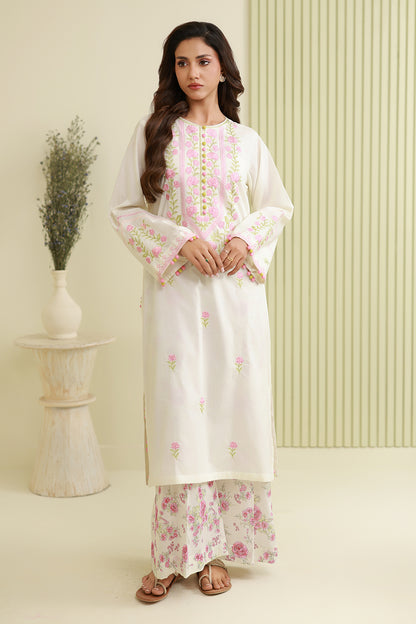 Embroidered Shirt Shalwar - 0810