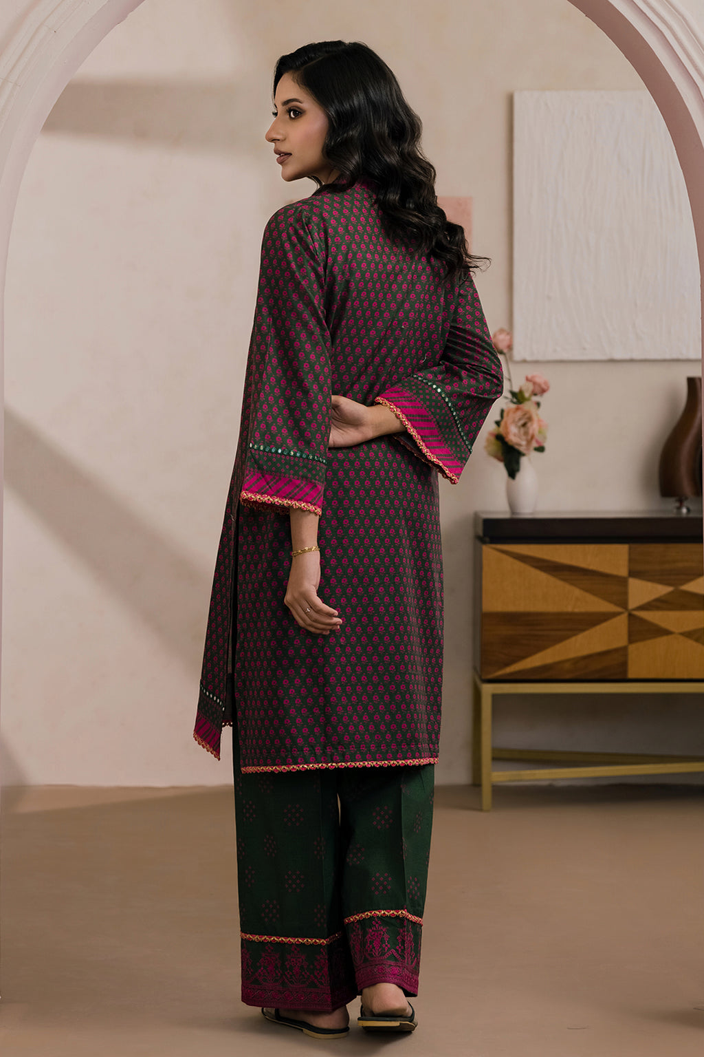 Embroidered Shirt Shalwar - 0811