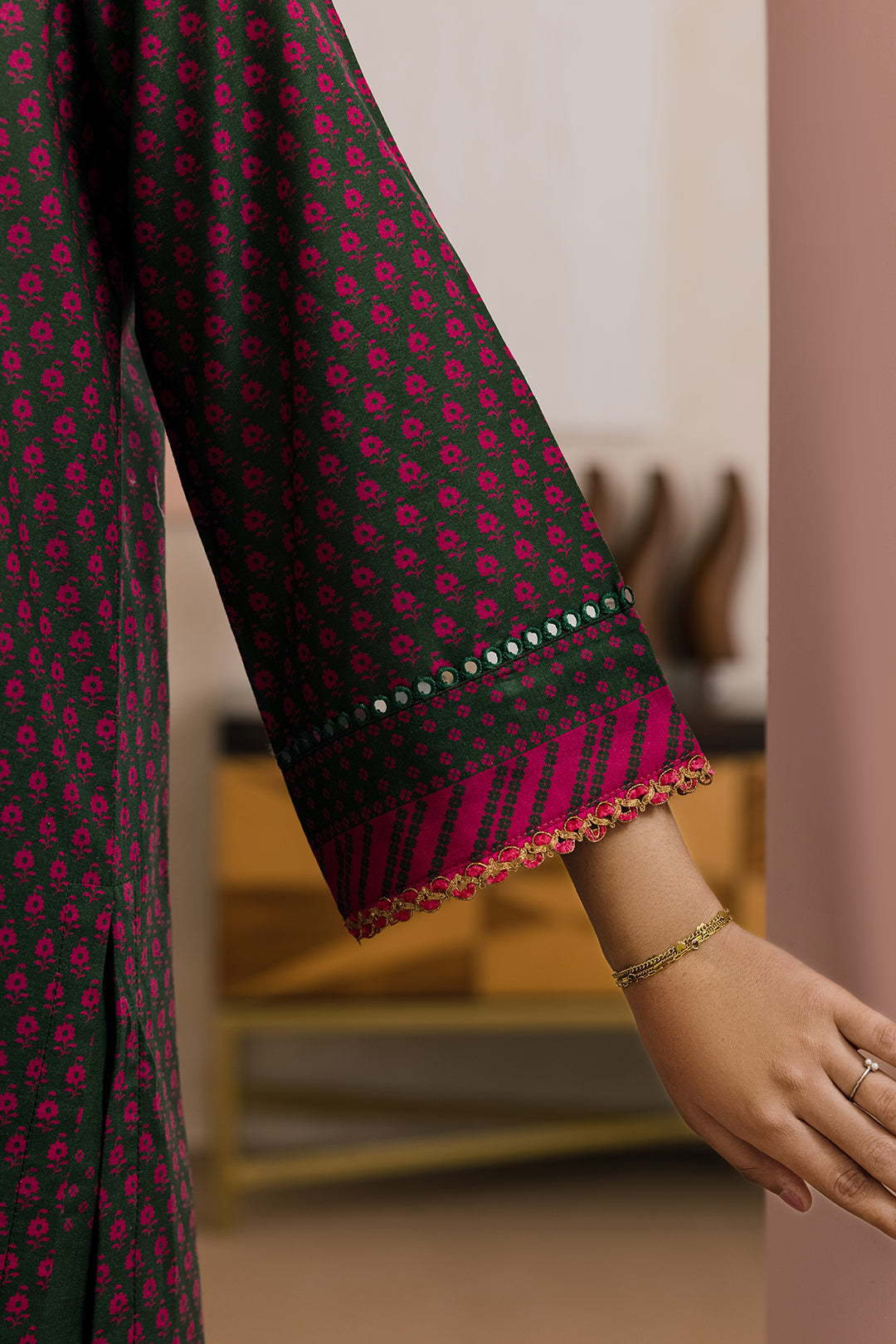 Embroidered Shirt Shalwar - 0811