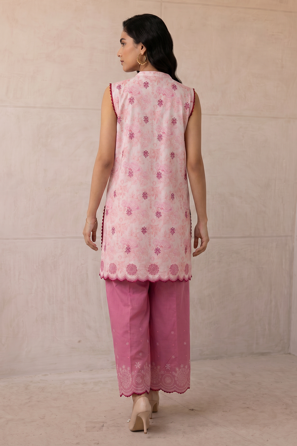 Embroidered Shirt Shalwar - 0812