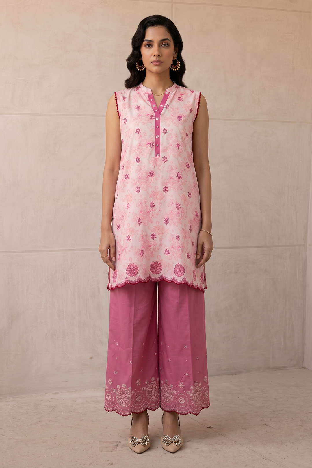 Embroidered Shirt Shalwar - 0812