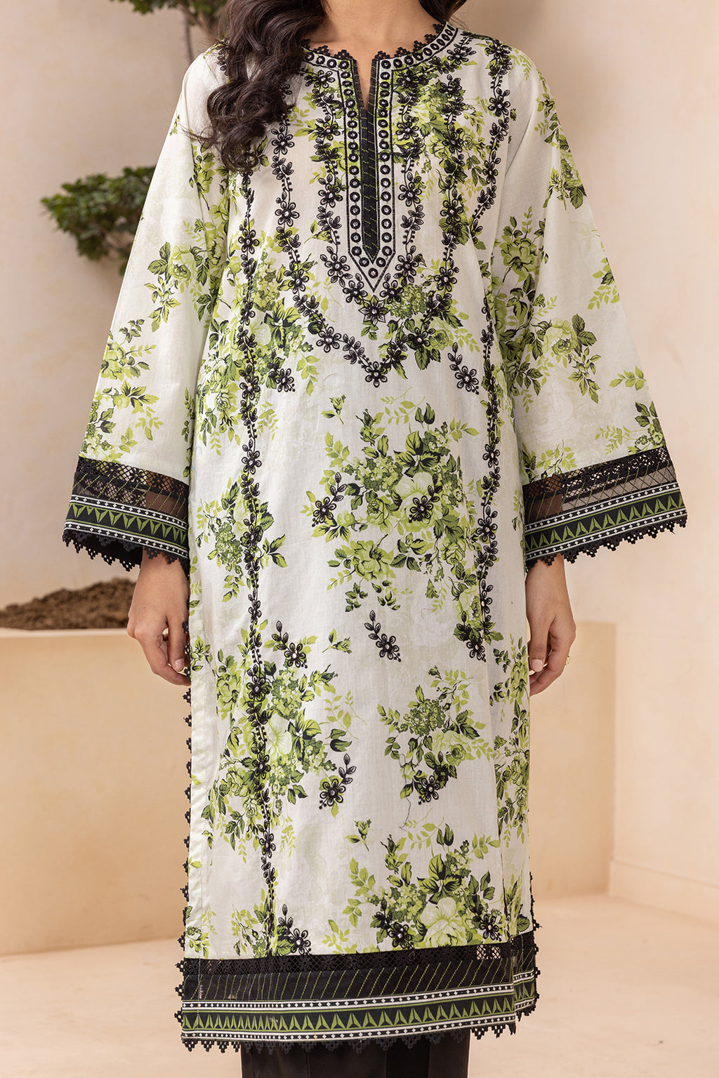 Embroidered Shirt Dupatta - 0868