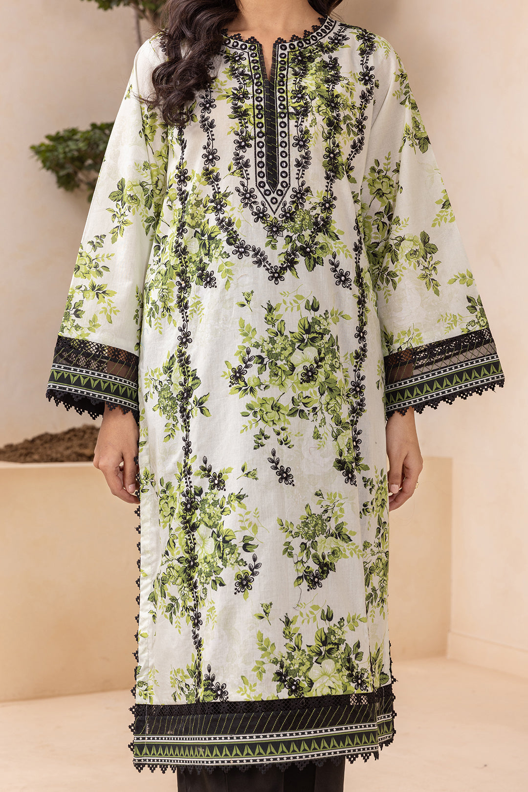 Embroidered Shirt Dupatta - 0868
