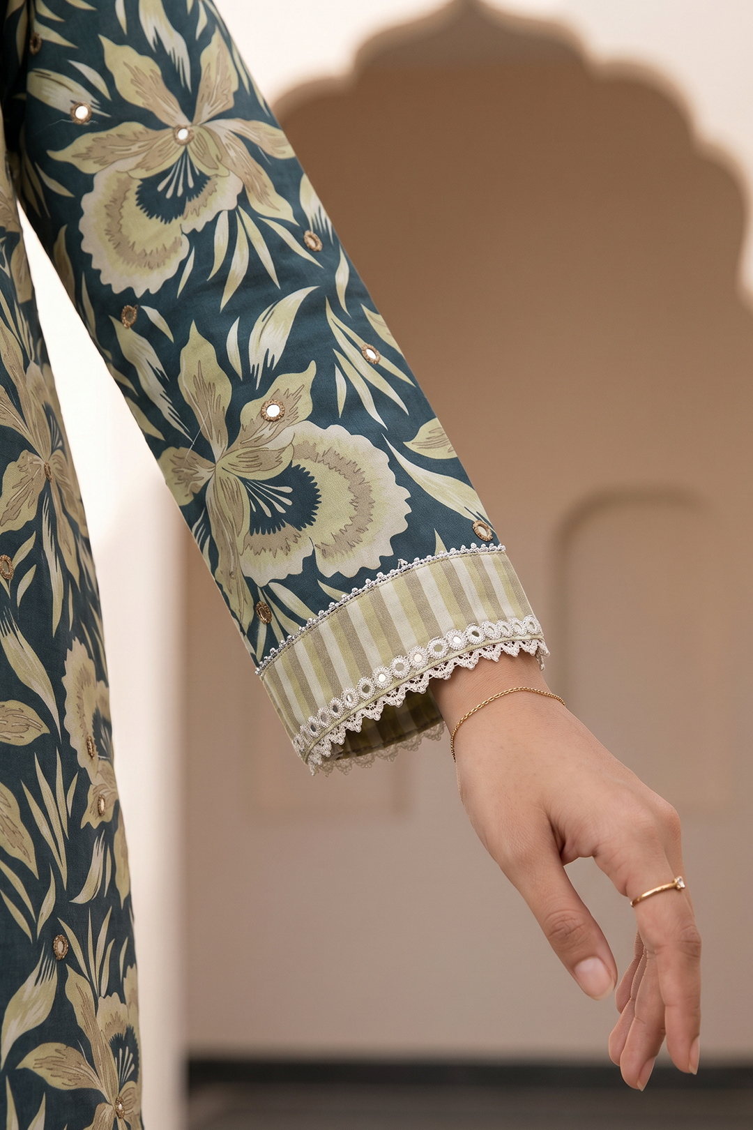 Embroidered Shirt Shalwar - 0869