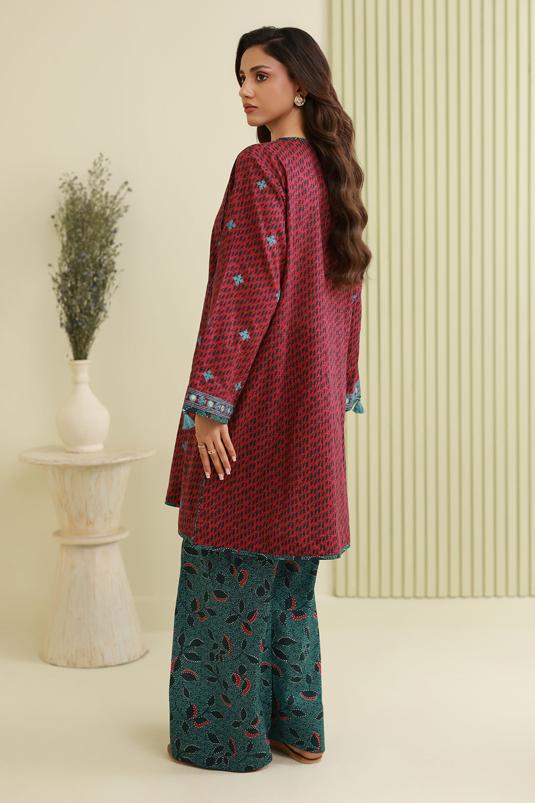 Embroidered Shirt Shalwar - 0870