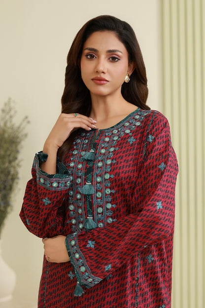Embroidered Shirt Shalwar - 0870