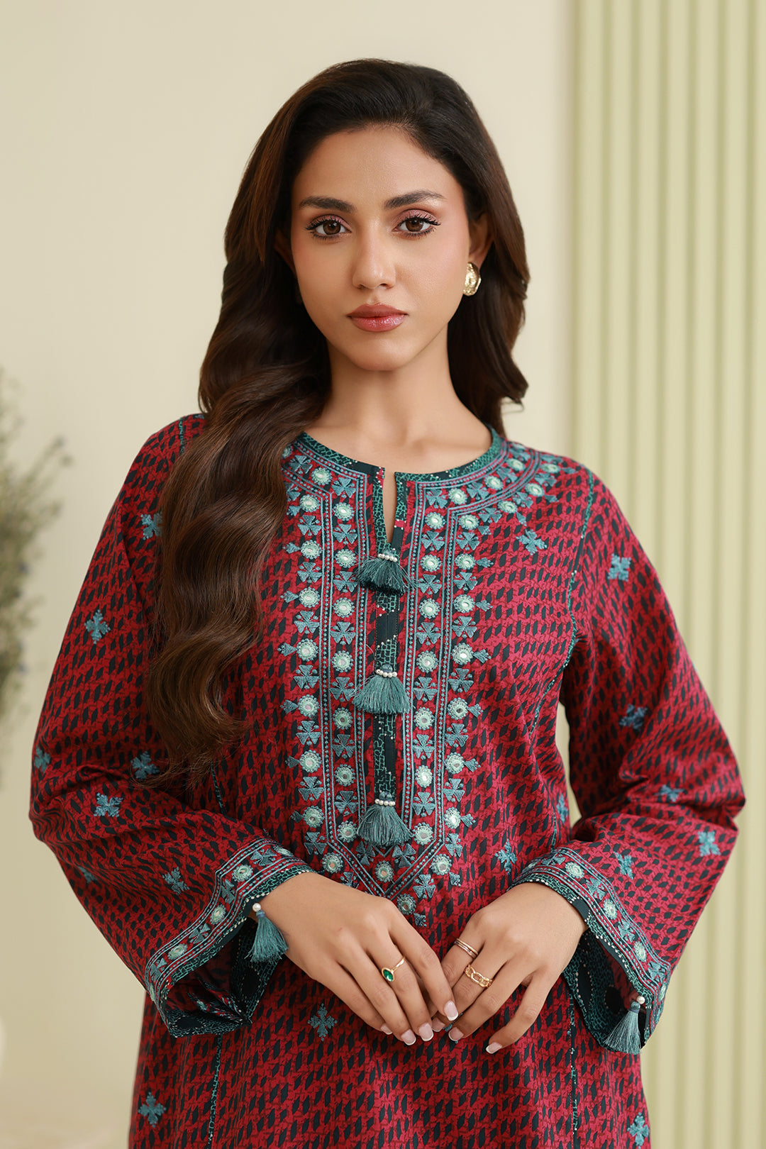 Embroidered Shirt Shalwar - 0870