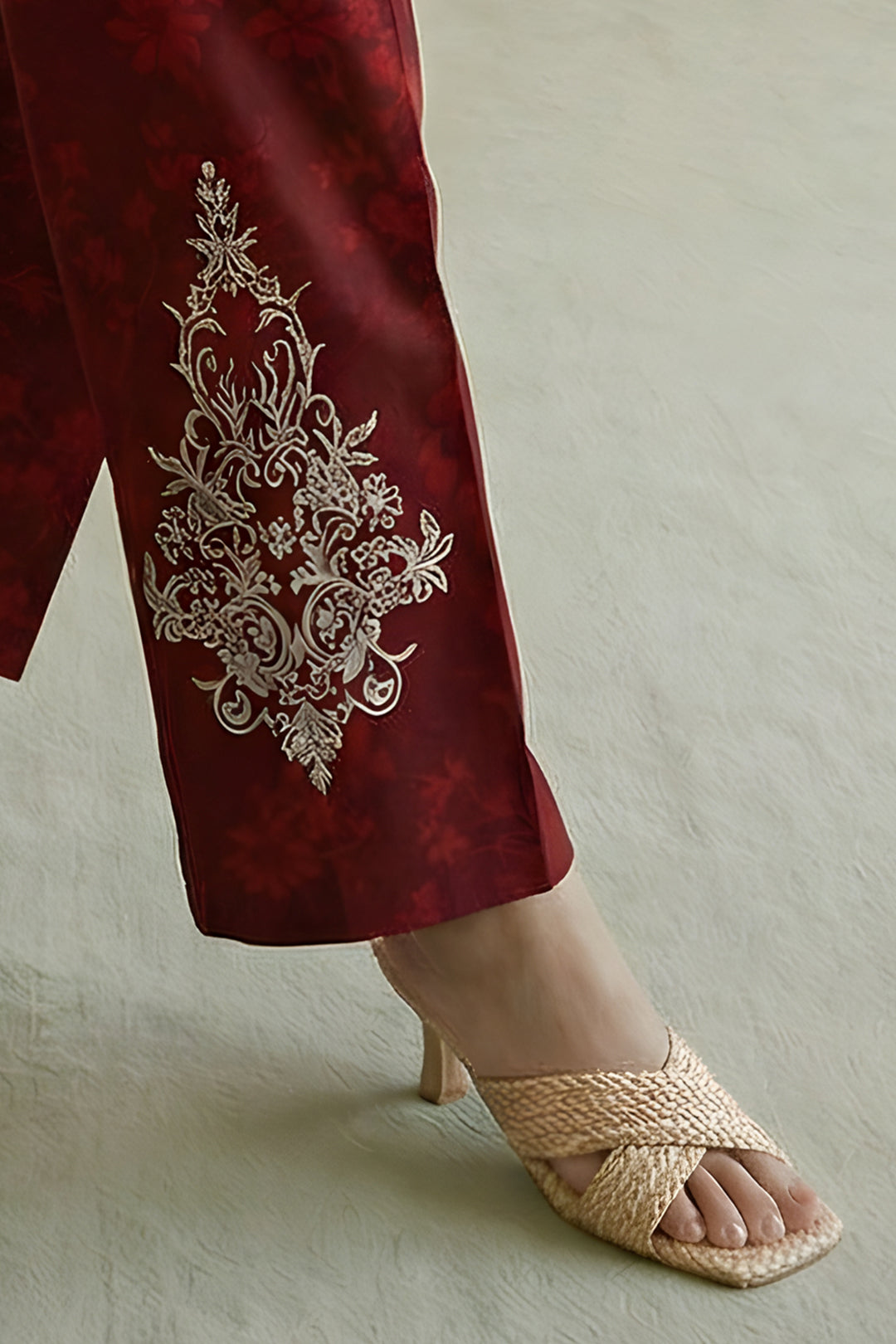 Embroidered Shirt Shalwar - 0871