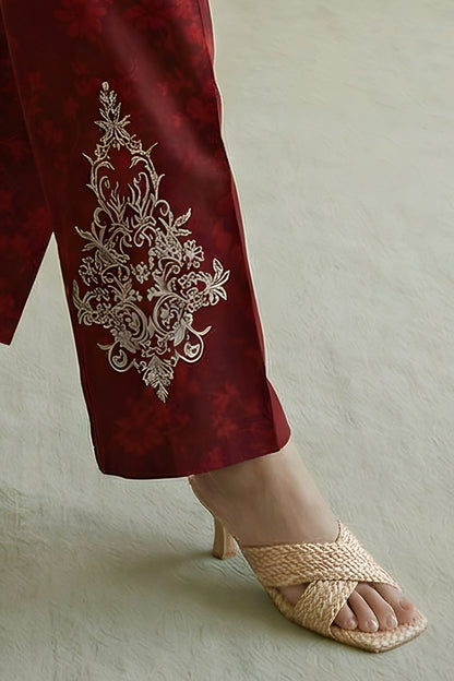 Embroidered Shirt Shalwar - 0871