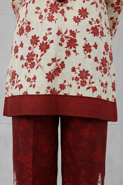 Embroidered Shirt Shalwar - 0871