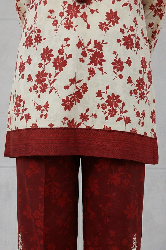 Embroidered Shirt Shalwar - 0871