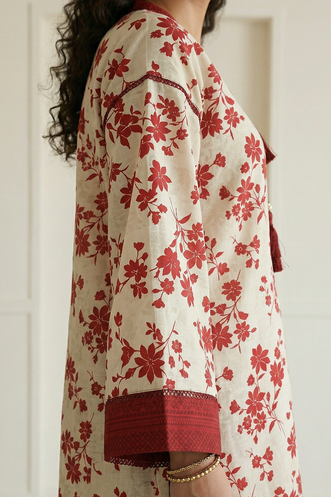 Embroidered Shirt Shalwar - 0871
