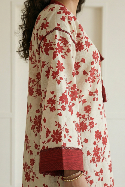 Embroidered Shirt Shalwar - 0871