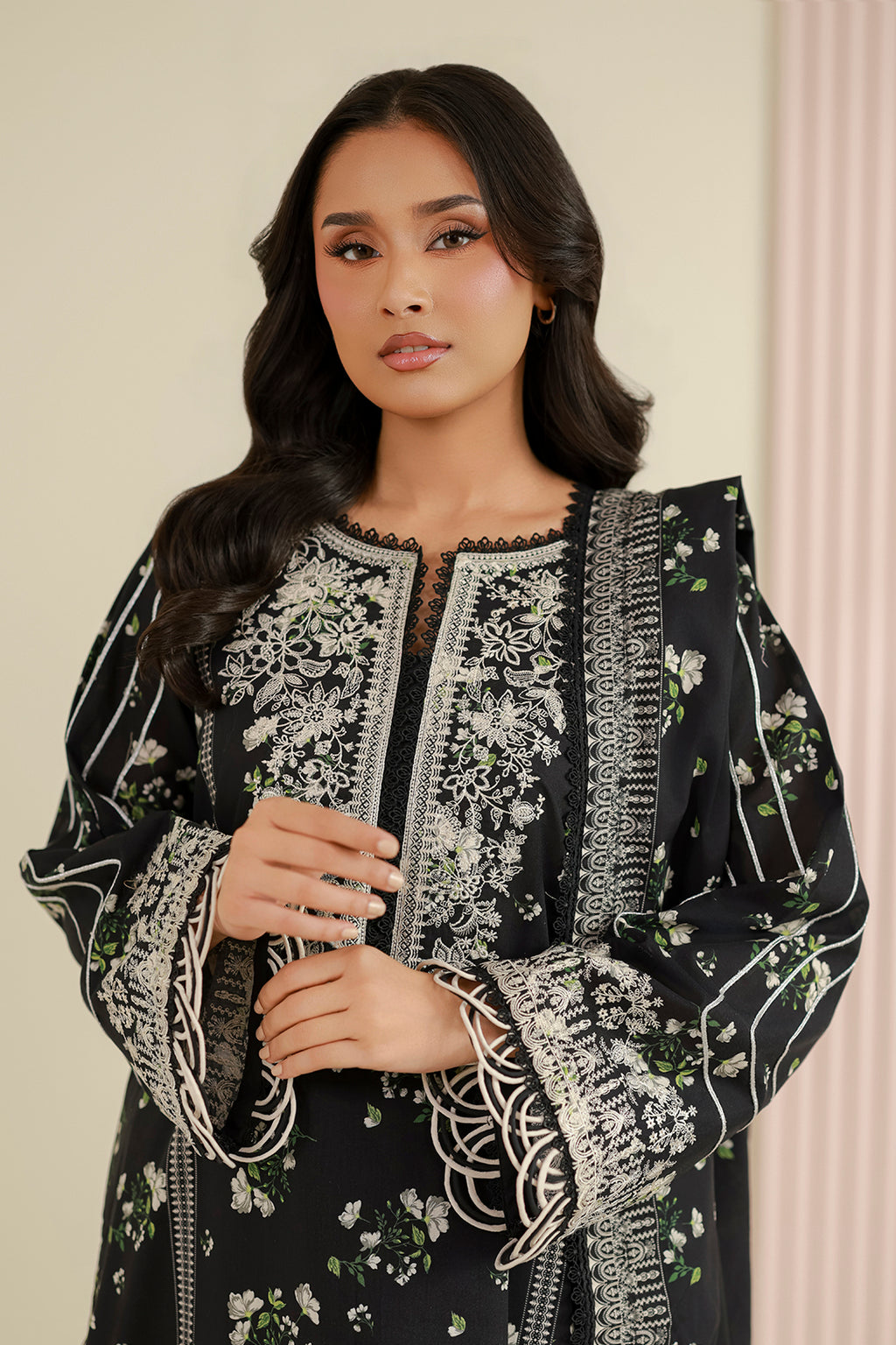 Embroidered Shirt Dupatta - 0930