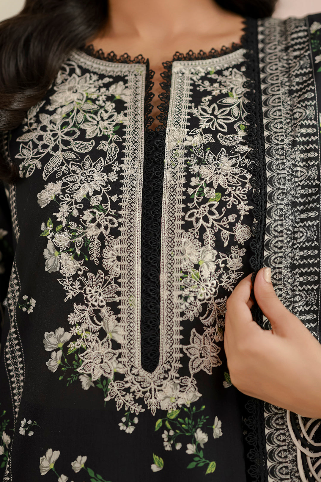Embroidered Shirt Dupatta - 0930