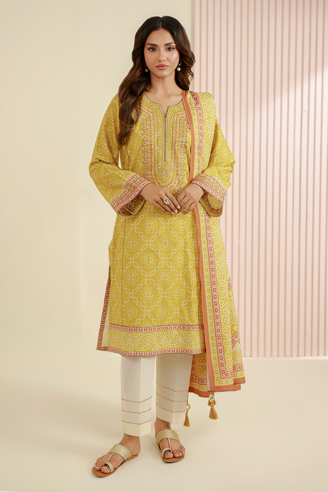 Embroidered Shirt Dupatta - 0932