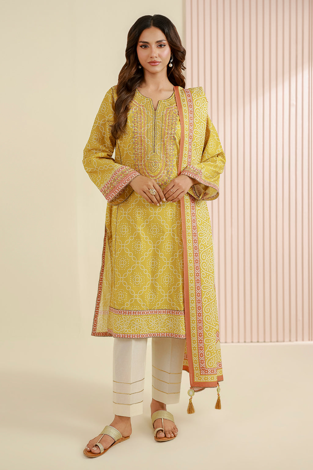 Embroidered Shirt Dupatta - 0932