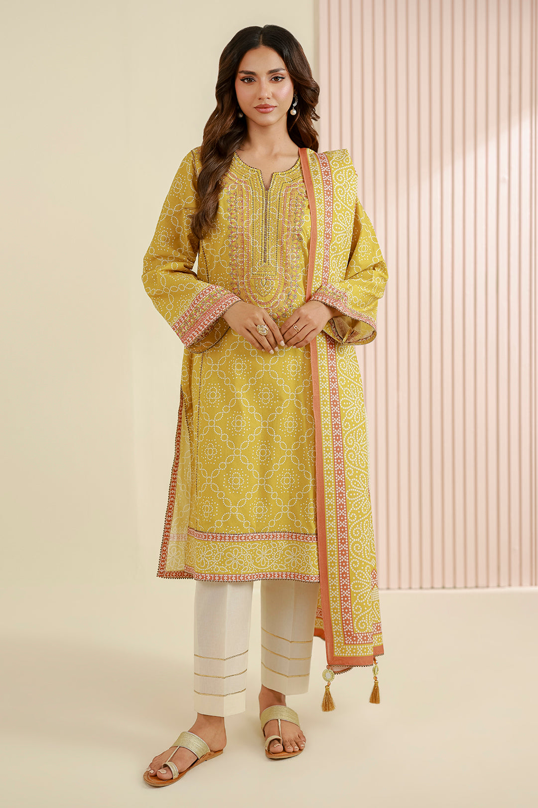 Embroidered Shirt Dupatta - 0932