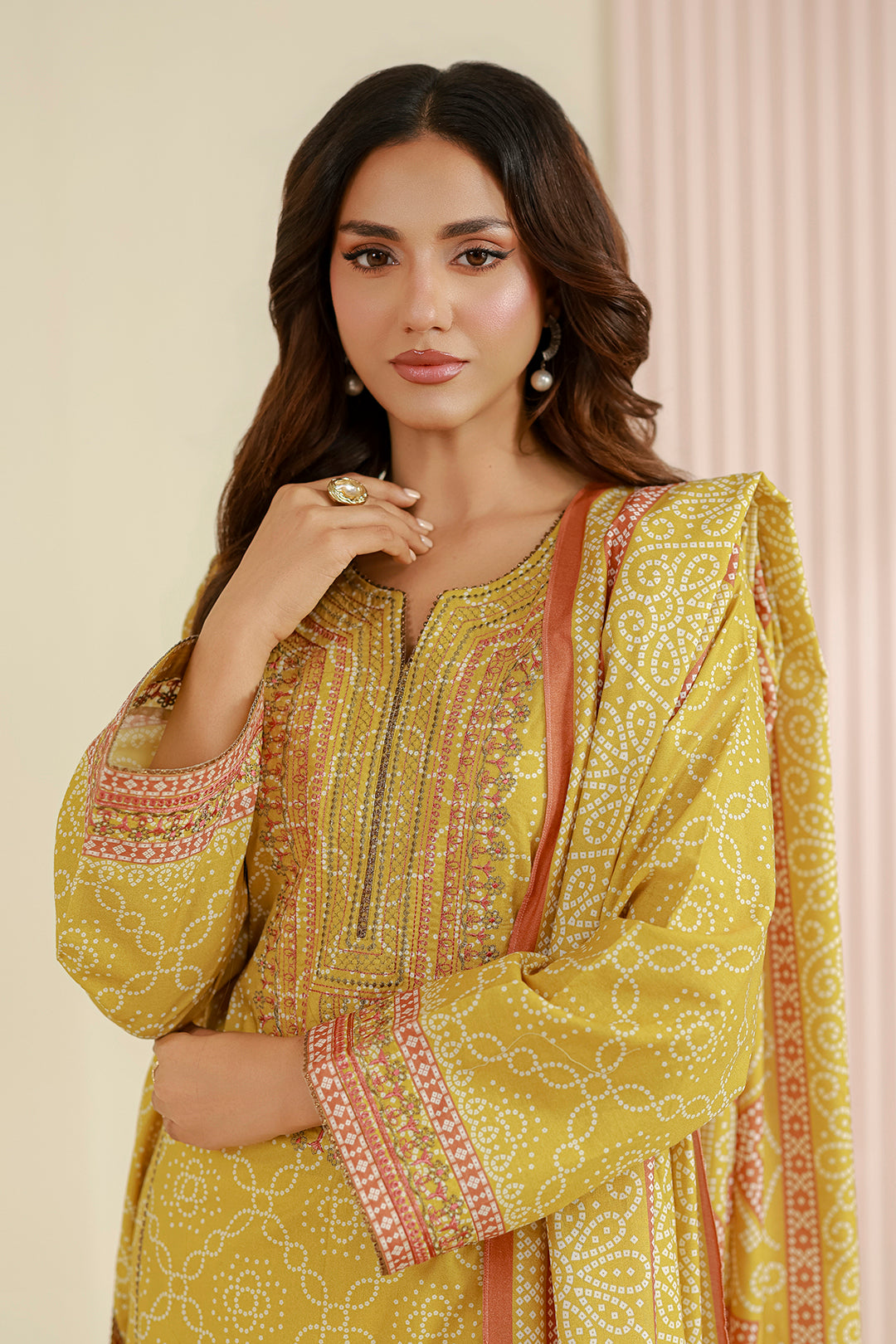 Embroidered Shirt Dupatta - 0932