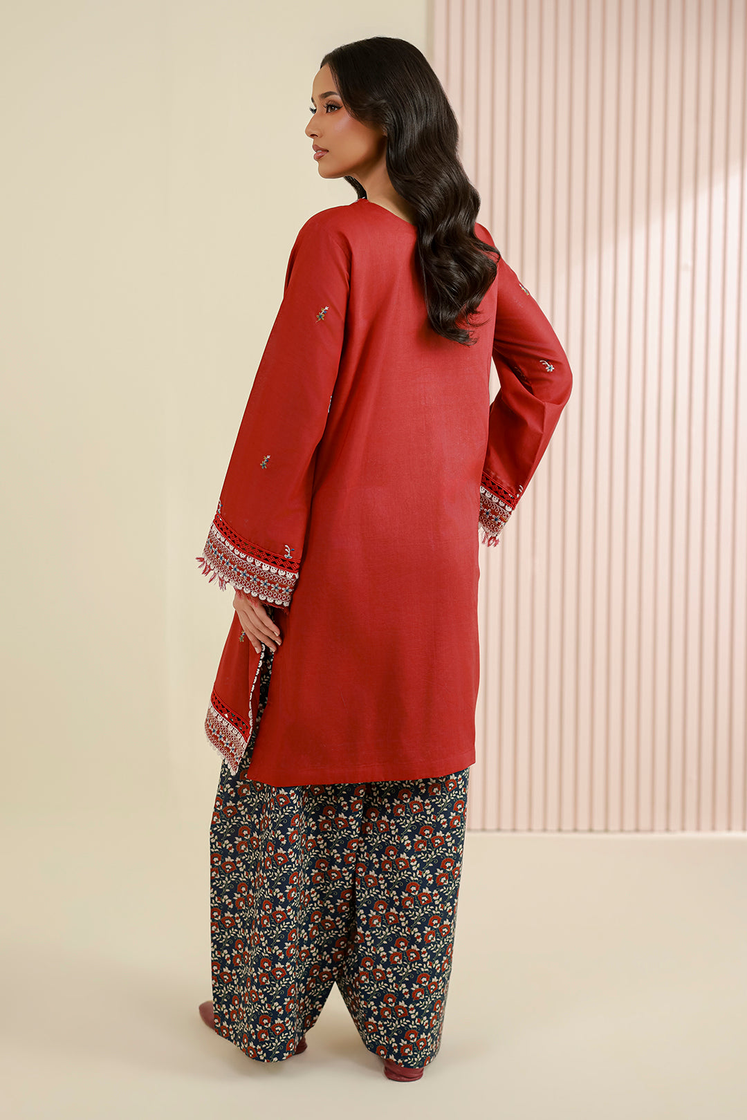 Embroidered Shirt Dupatta - 1004