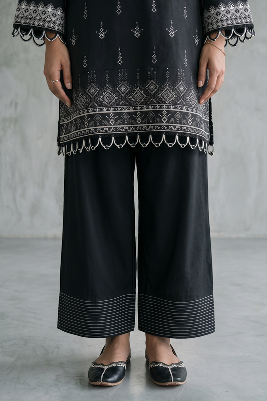 Embroidered Shirt Dupatta - 1067