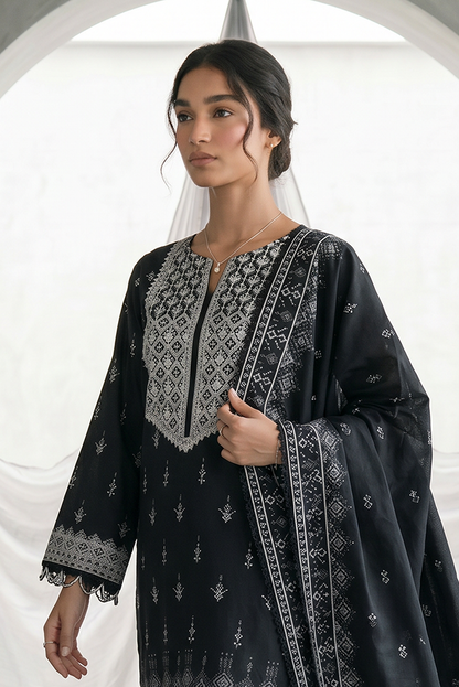 Embroidered Shirt Dupatta - 1067