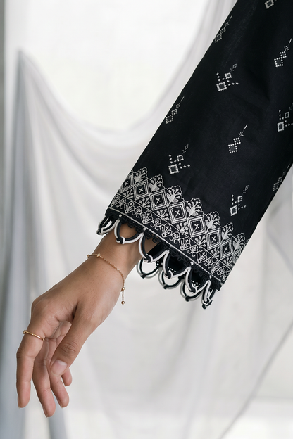 Embroidered Shirt Dupatta - 1067