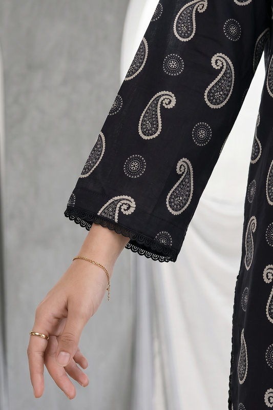 Embroidered Shirt Dupatta - 1068