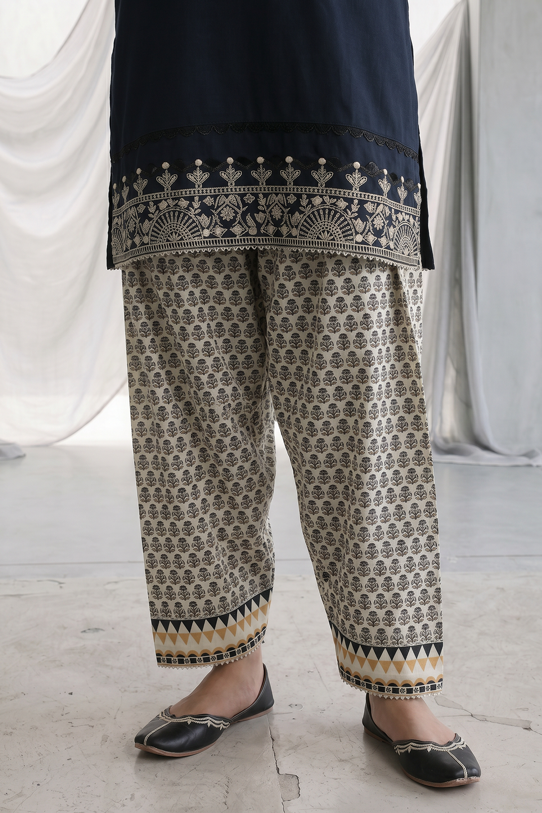 Embroidered Shirt Shalwar - 1069