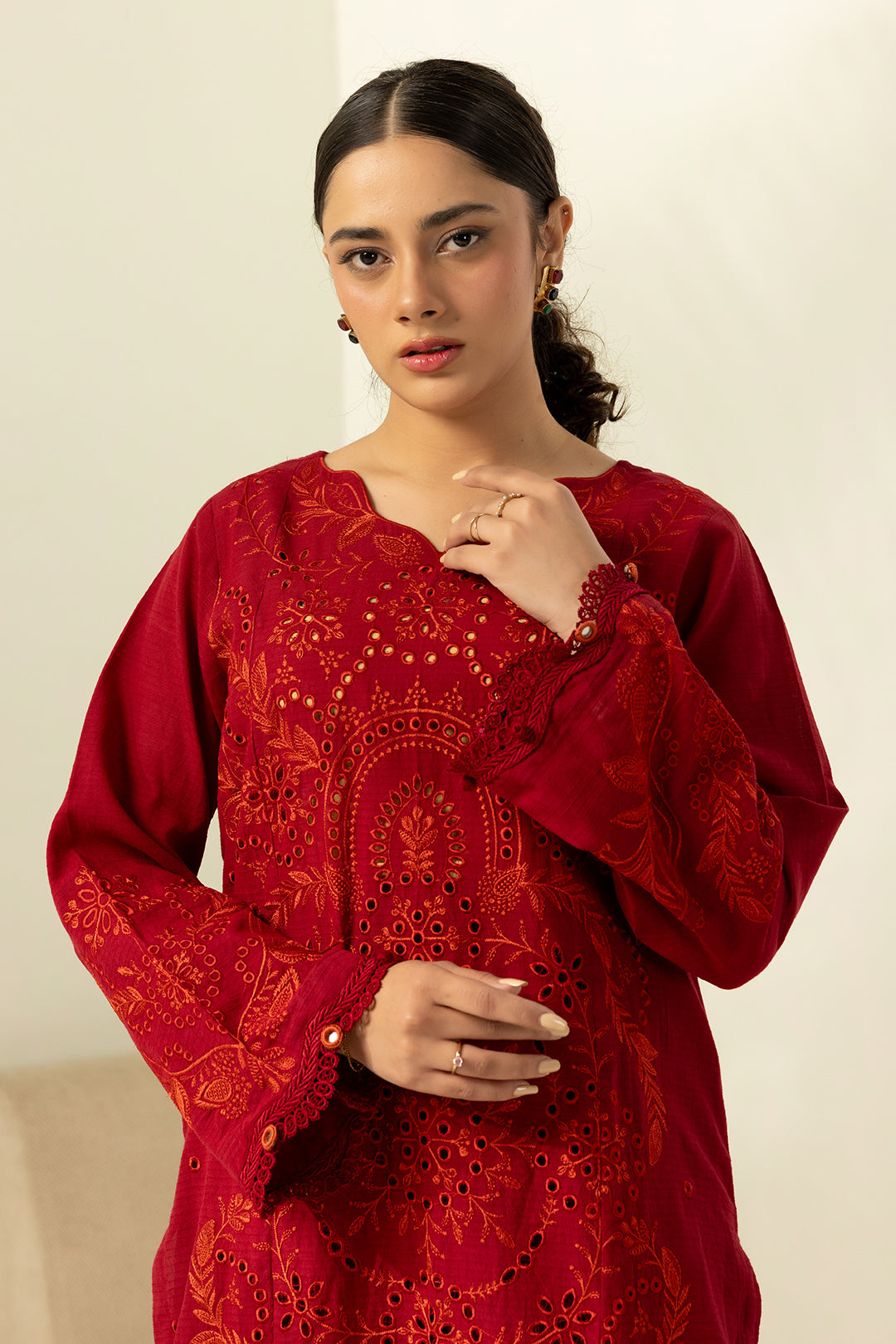 Embroidered Shirt Shalwar - 1181