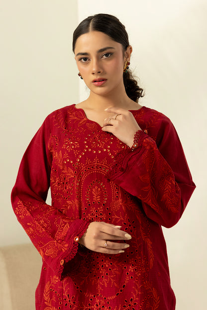 Embroidered Shirt Shalwar - 1181