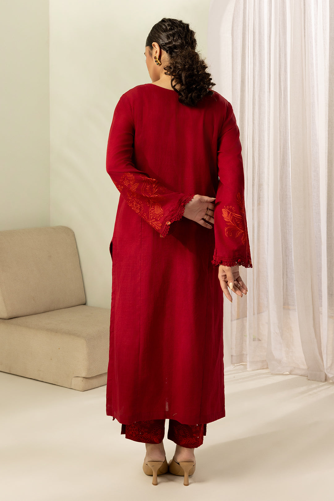 Embroidered Shirt Shalwar - 1181