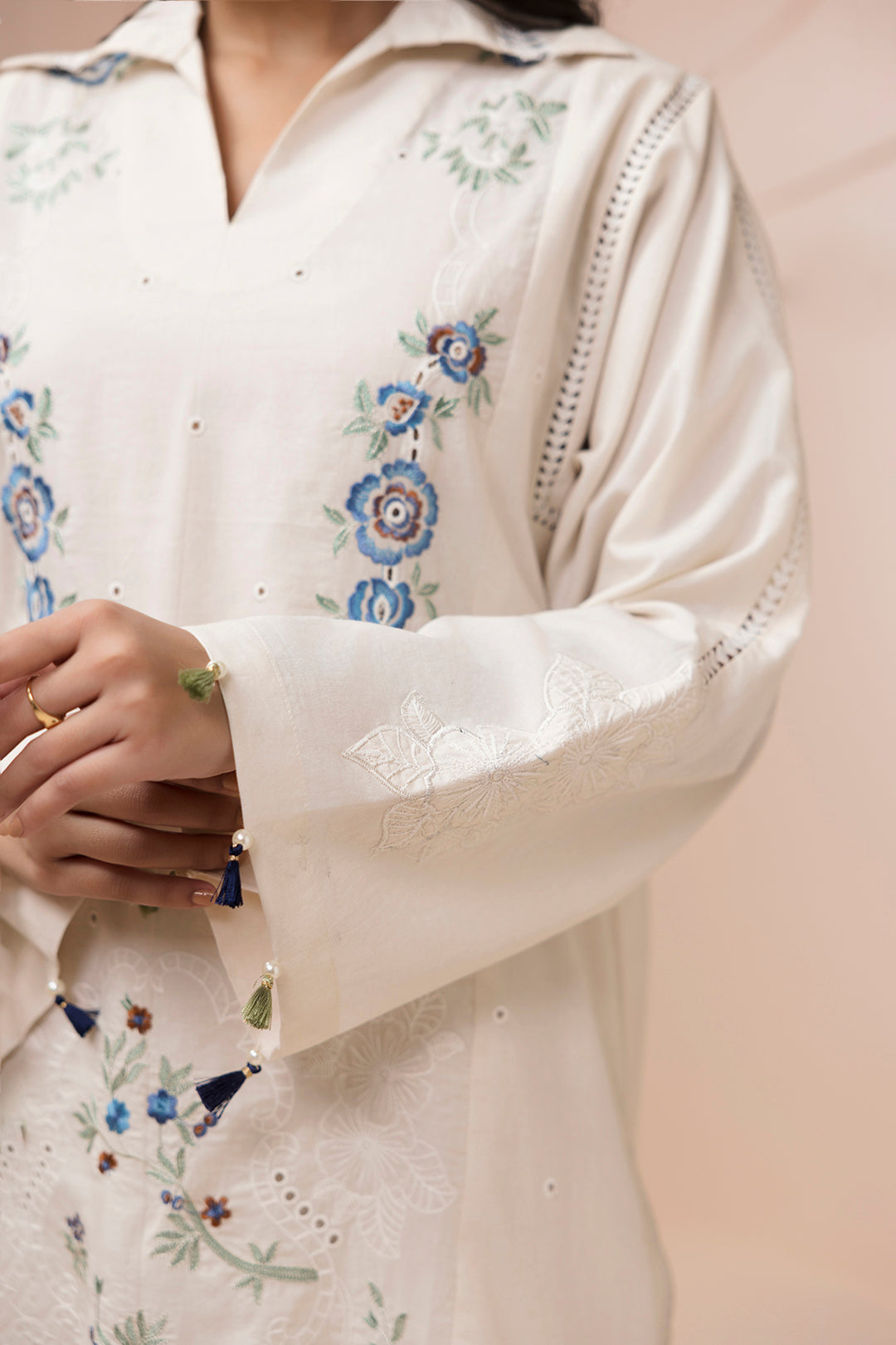 Embroidered Shirt Shalwar - 1184