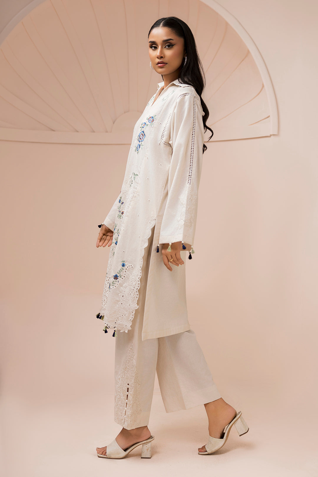 Embroidered Shirt Shalwar - 1184