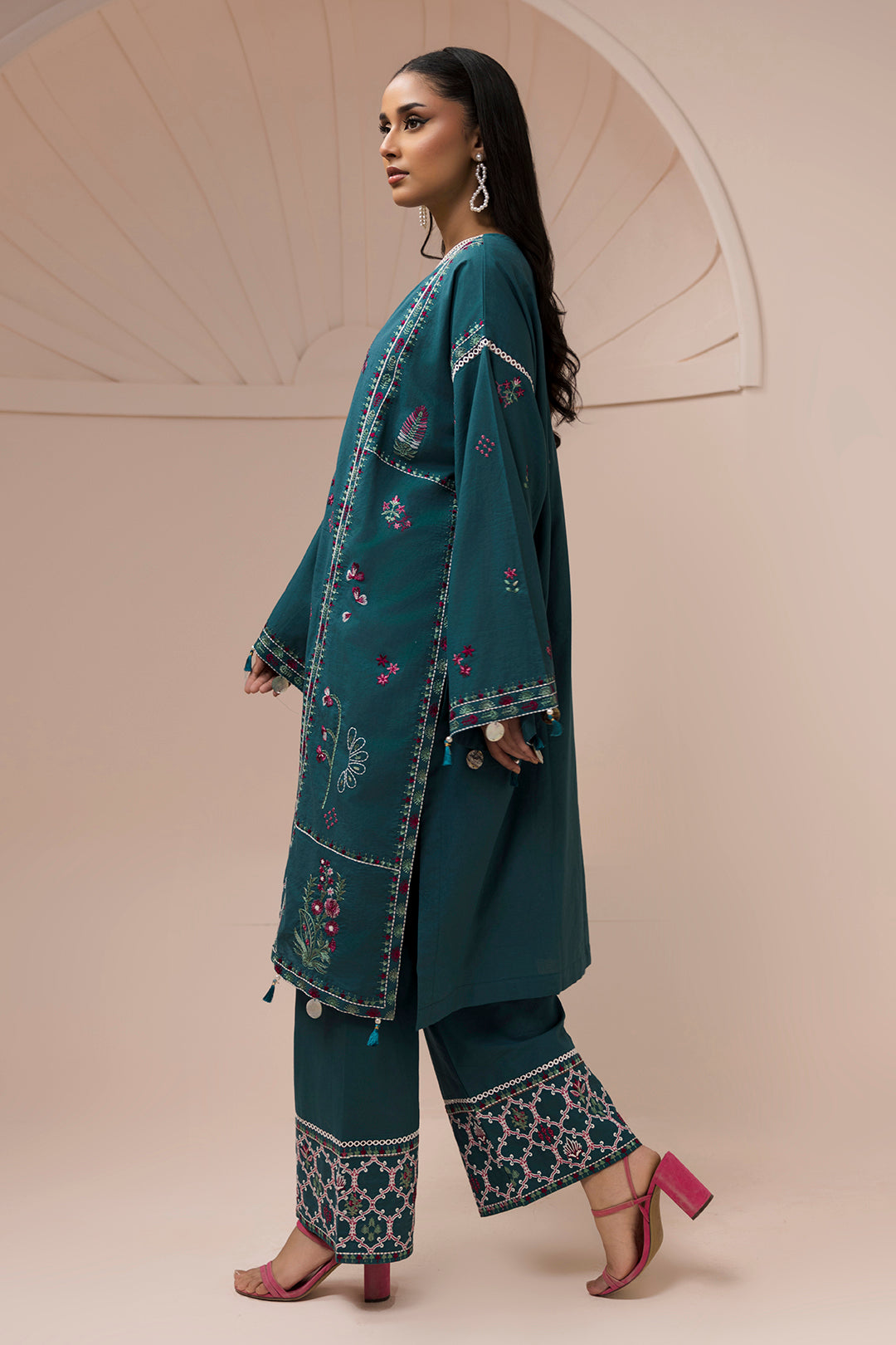 Embroidered Shirt Shalwar - 1185