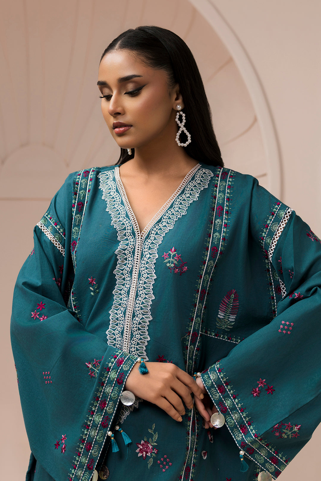 Embroidered Shirt Shalwar - 1185