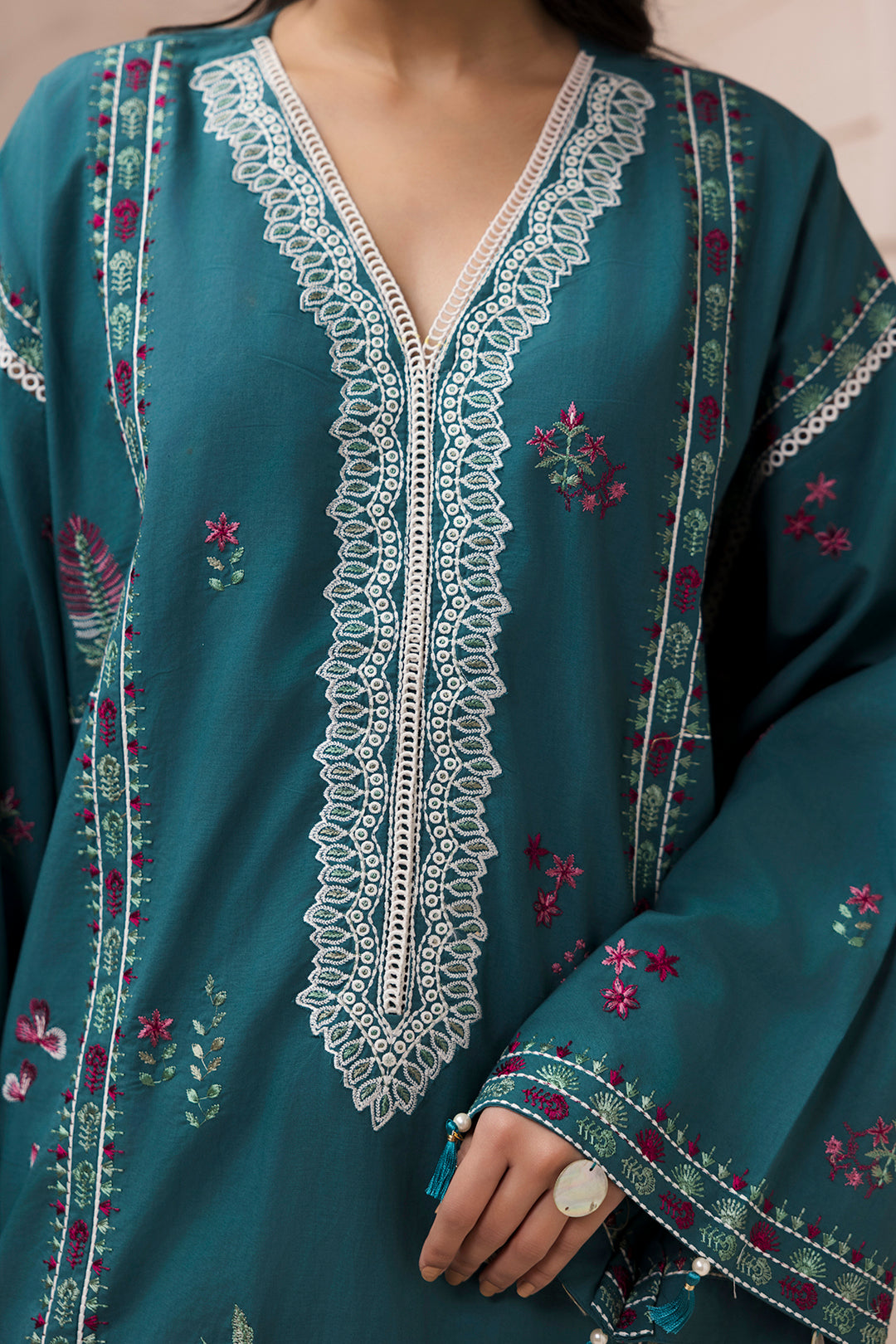 Embroidered Shirt Shalwar - 1185