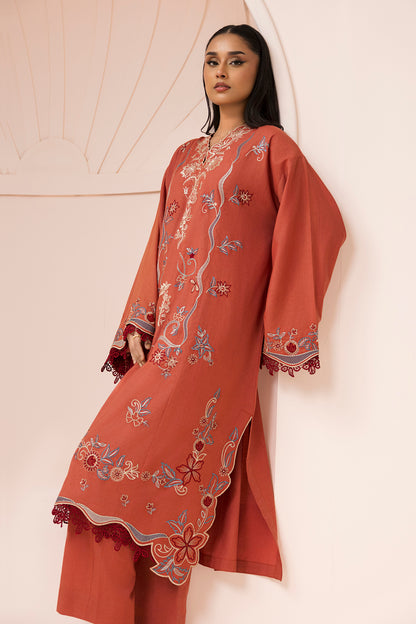 Embroidered Shirt Shalwar - 1186