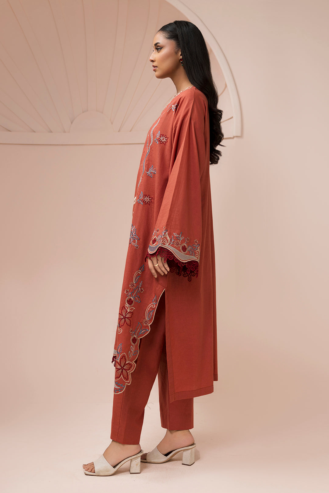 Embroidered Shirt Shalwar - 1186