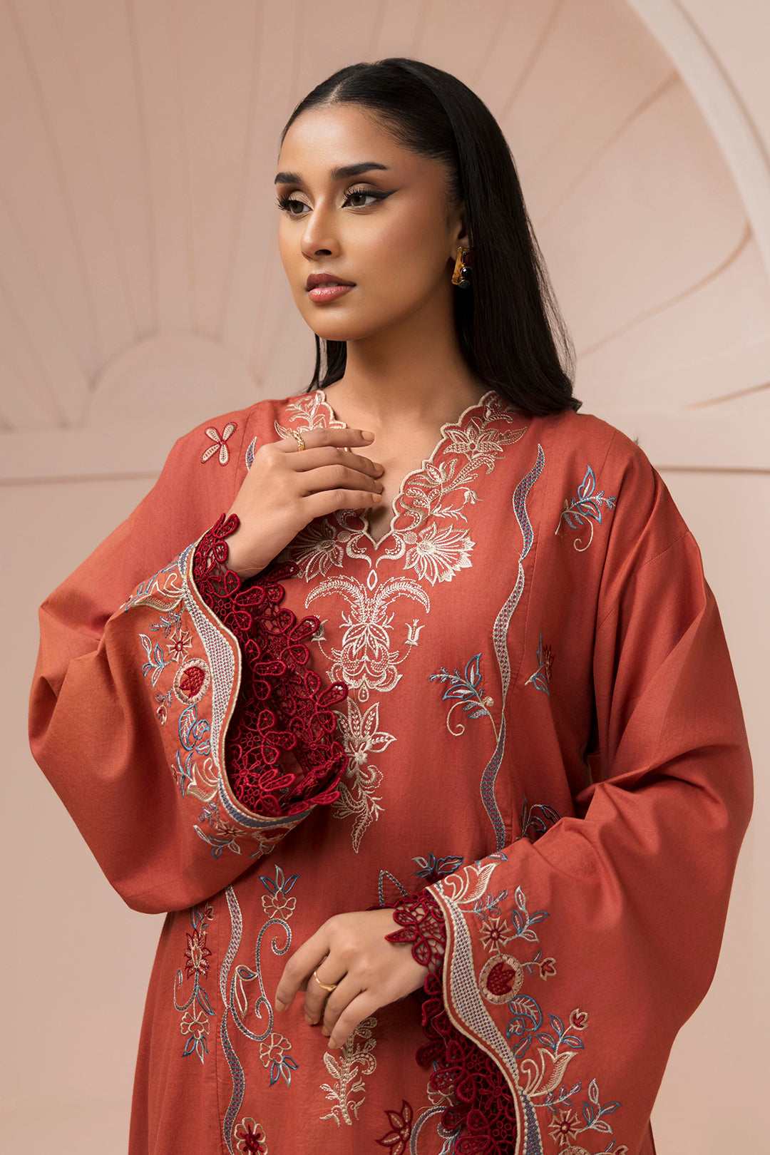 Embroidered Shirt Shalwar - 1186