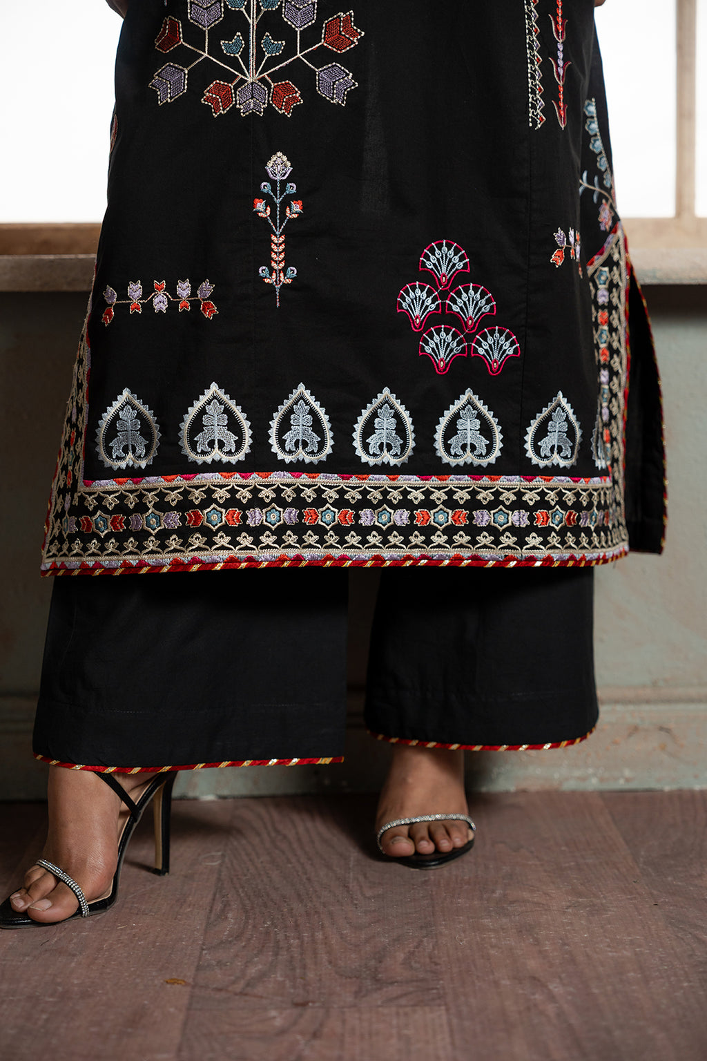 Embroidered Shirt Shalwar - 1187