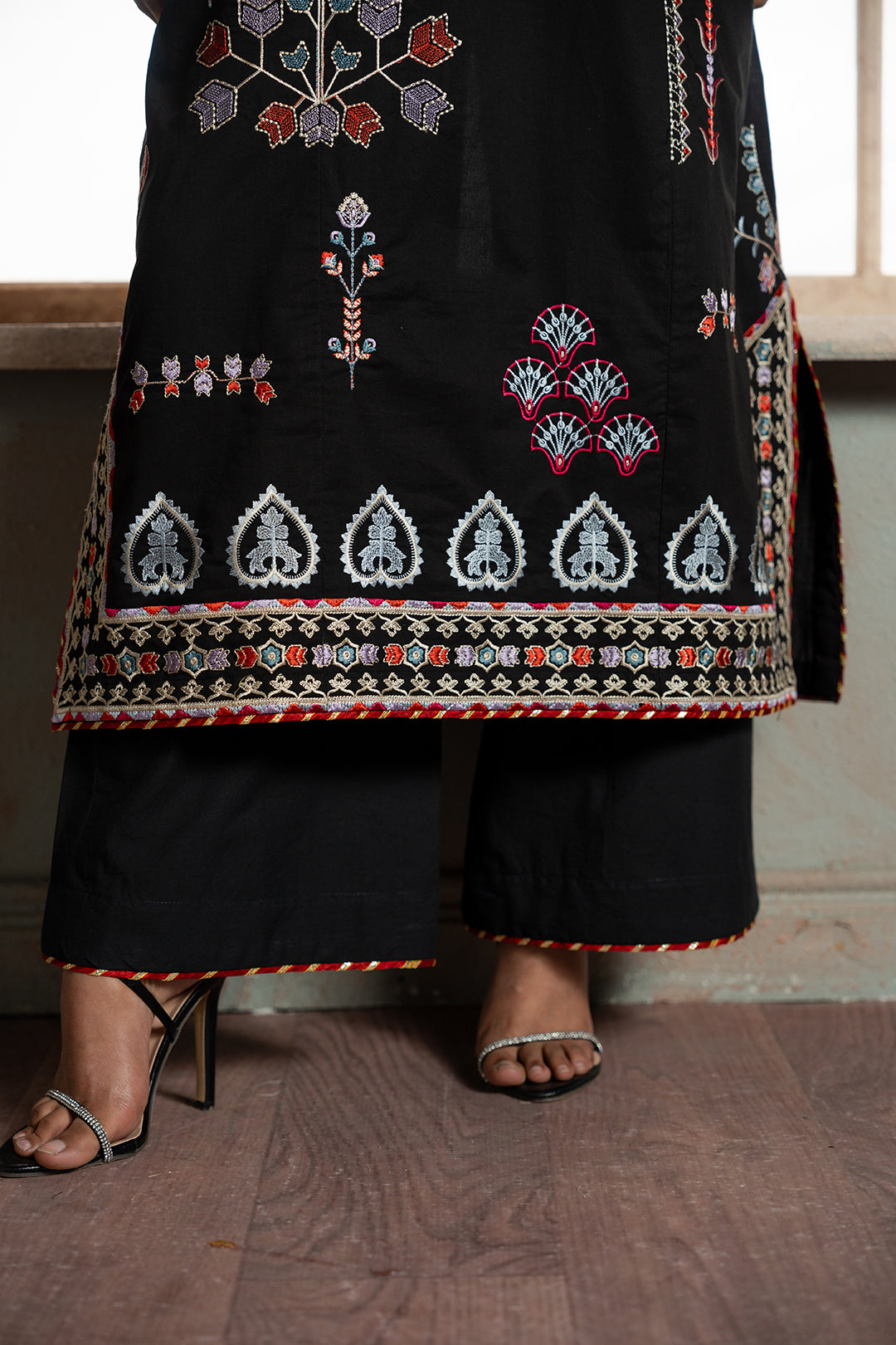 Embroidered Shirt Shalwar - 1187