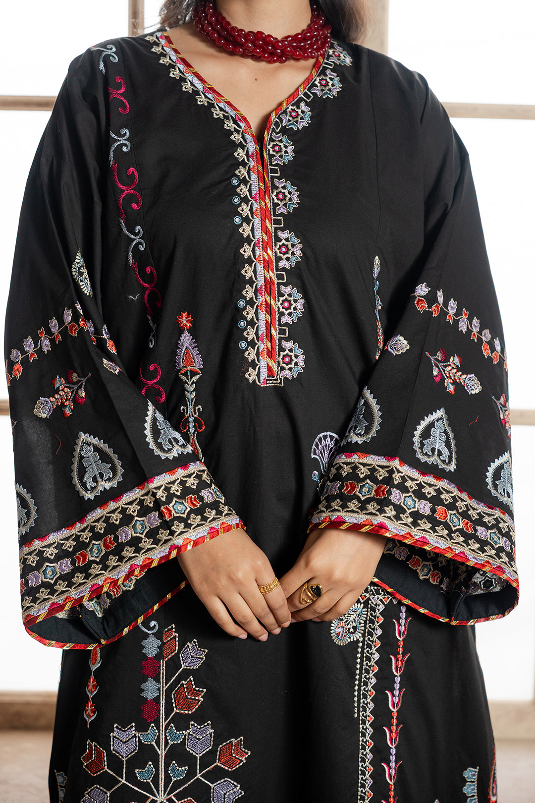 Embroidered Shirt Shalwar - 1187