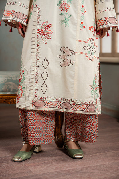 Embroidered Shirt Shalwar - 1189