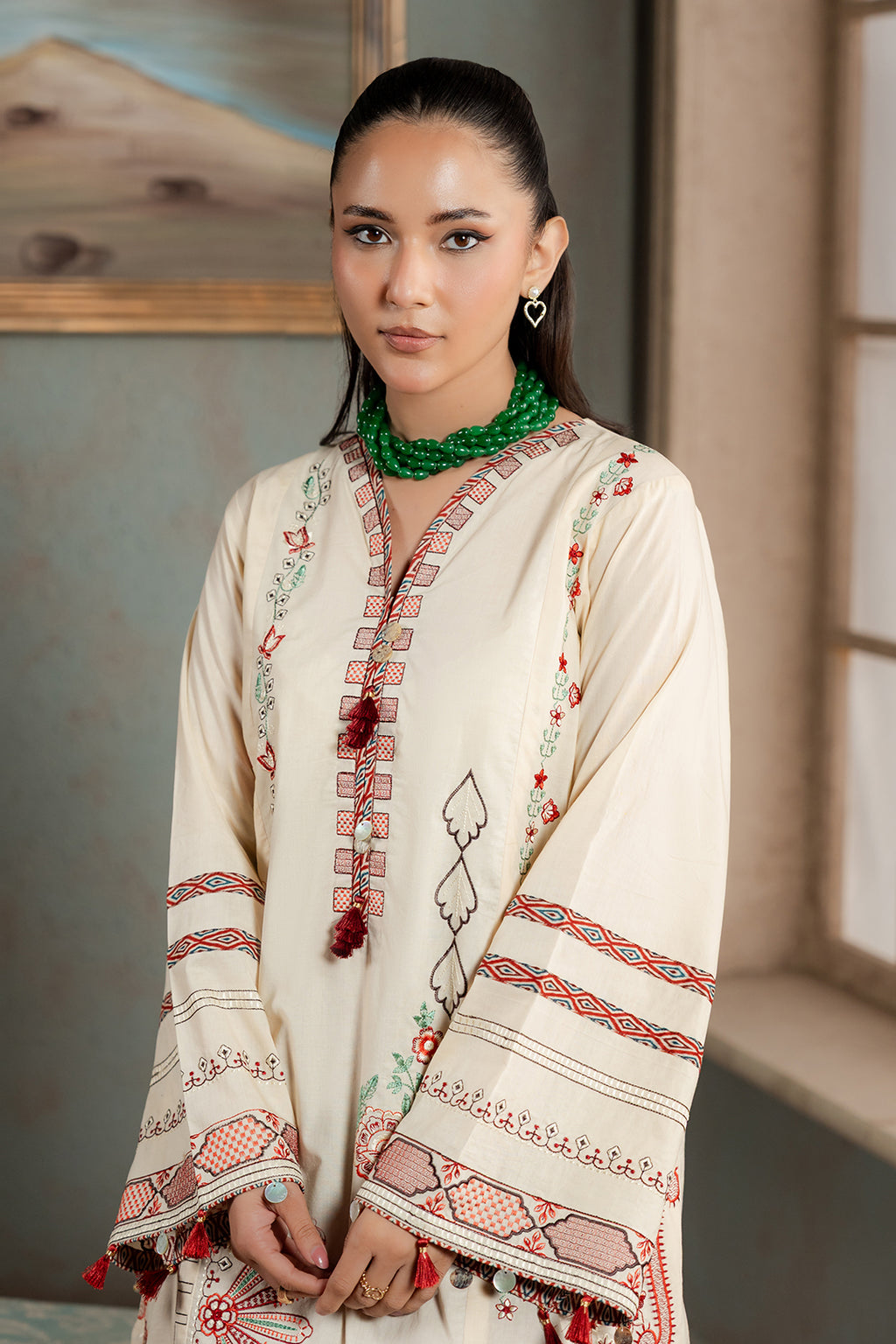 Embroidered Shirt Shalwar - 1189