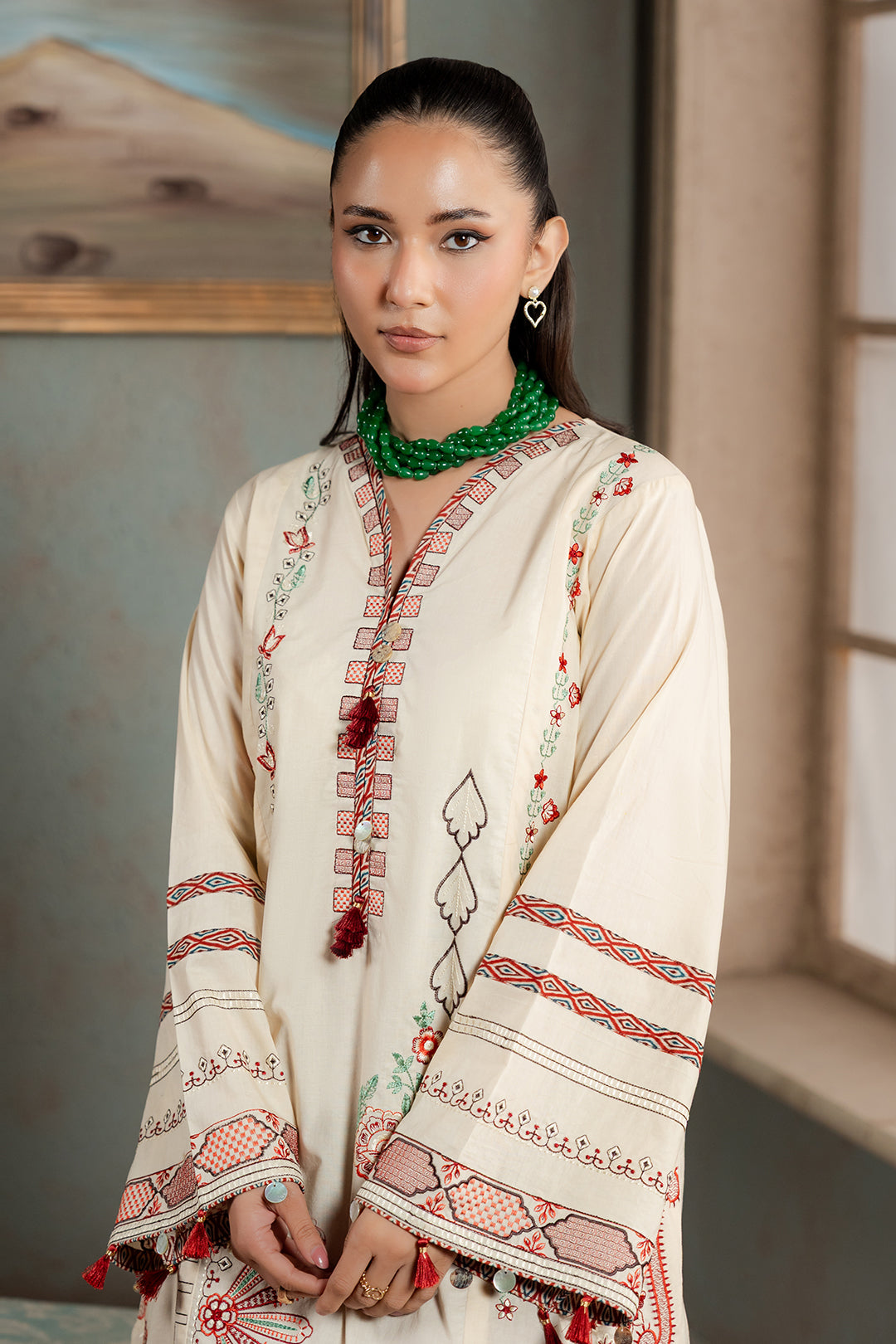 Embroidered Shirt Shalwar - 1189