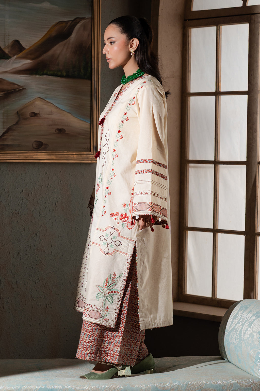 Embroidered Shirt Shalwar - 1189