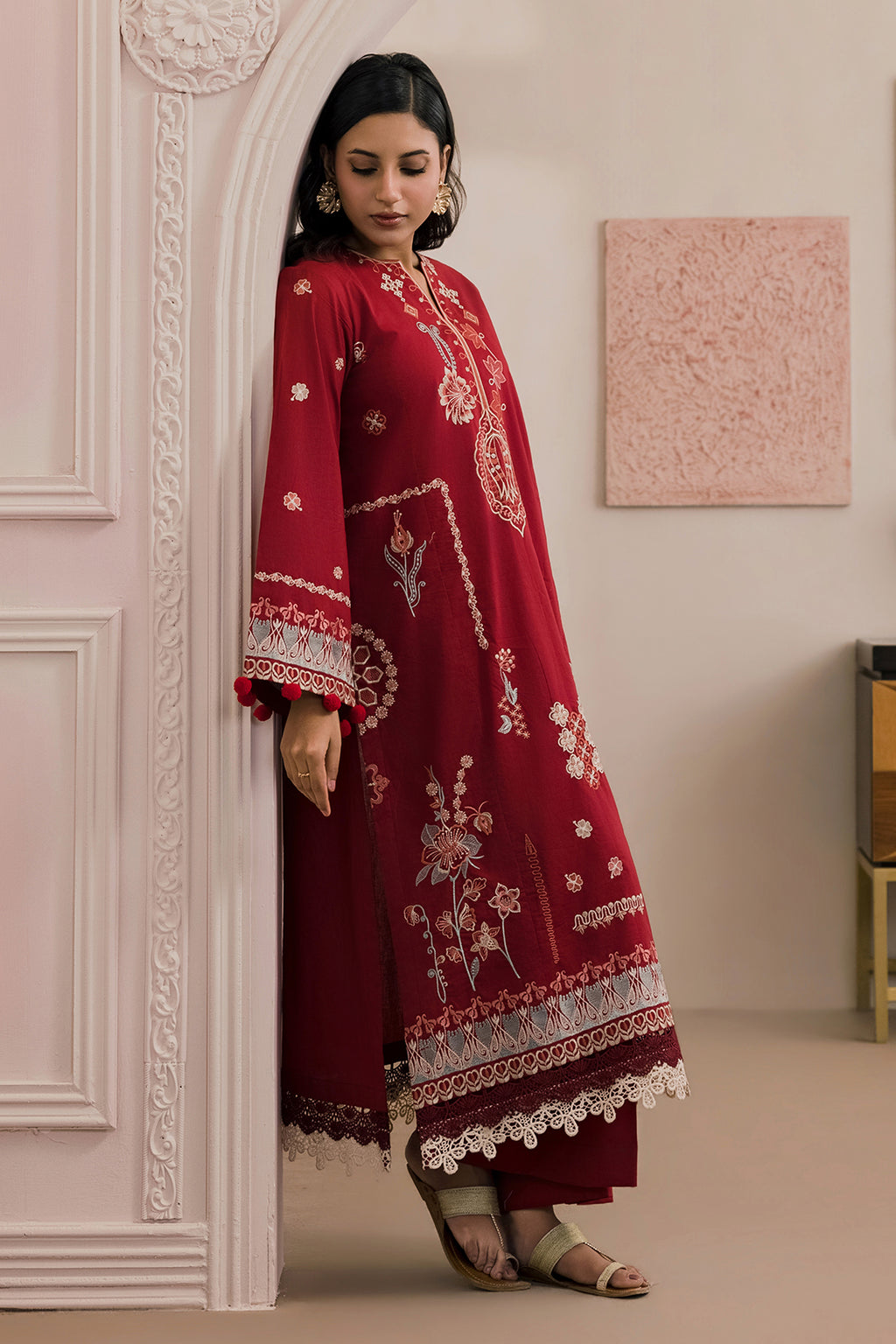 Embroidered Shirt Shalwar - 1190